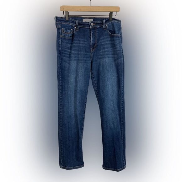 Levi's Denim - Levi’s Jeans Womens 12S 31x30 Blue Denim Mid Rise Straight Leg Stretch